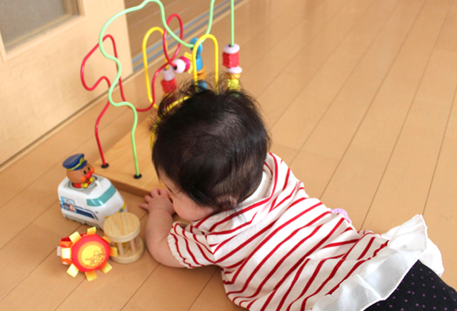 無理せずお子さんのペースに合わせます